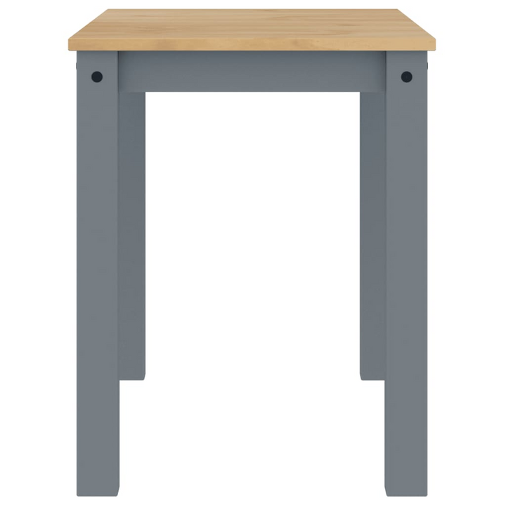 PANAMA Solid Pine Wood Dining Table in Grey - Elegant & Minimalist, 117x60x75 cm - Premium  from Home Treasures - Just £144.99! Shop now at Home Treasures