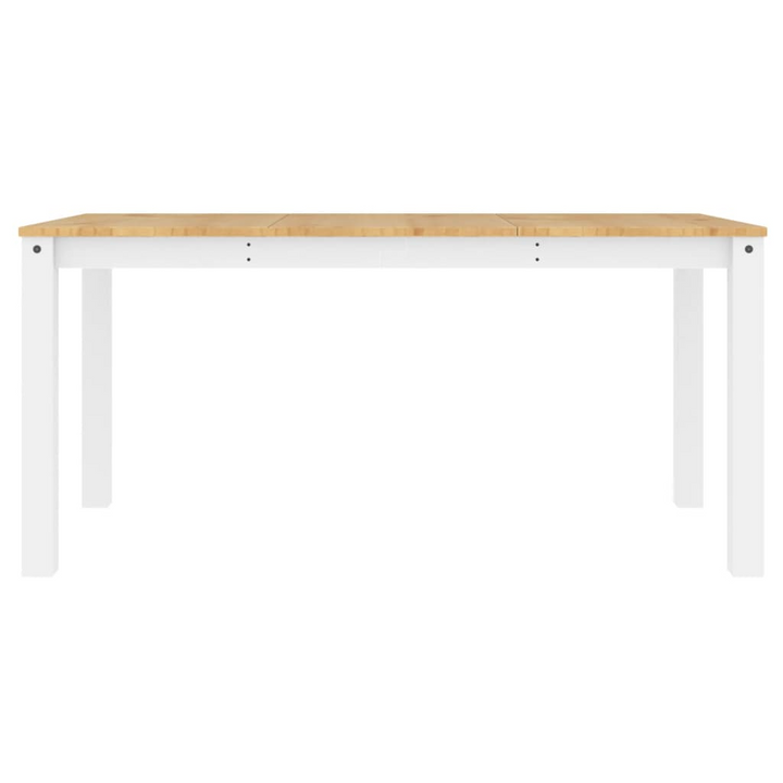 PANAMA White Dining Table - Solid Pine Wood | 160x80x75 cm | Minimalist & Elegant | Easy to Clean - Premium  from Home Treasures - Just £202.99! Shop now at Home Treasures