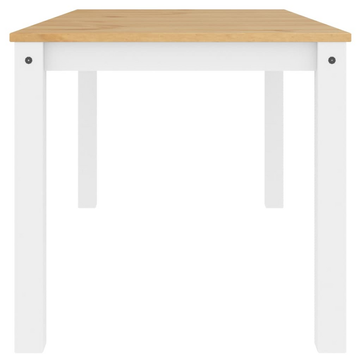 PANAMA White Dining Table - Solid Pine Wood | 160x80x75 cm | Minimalist & Elegant | Easy to Clean - Premium  from Home Treasures - Just £202.99! Shop now at Home Treasures