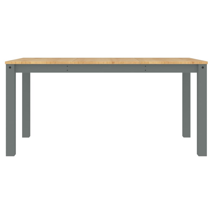 PANAMA Dining Table in Grey - 160x80x75 cm | Rustic Solid Pine Wood Table for Dining Room/Kitchen - Premium  from Home Treasures - Just £202.99! Shop now at Home Treasures