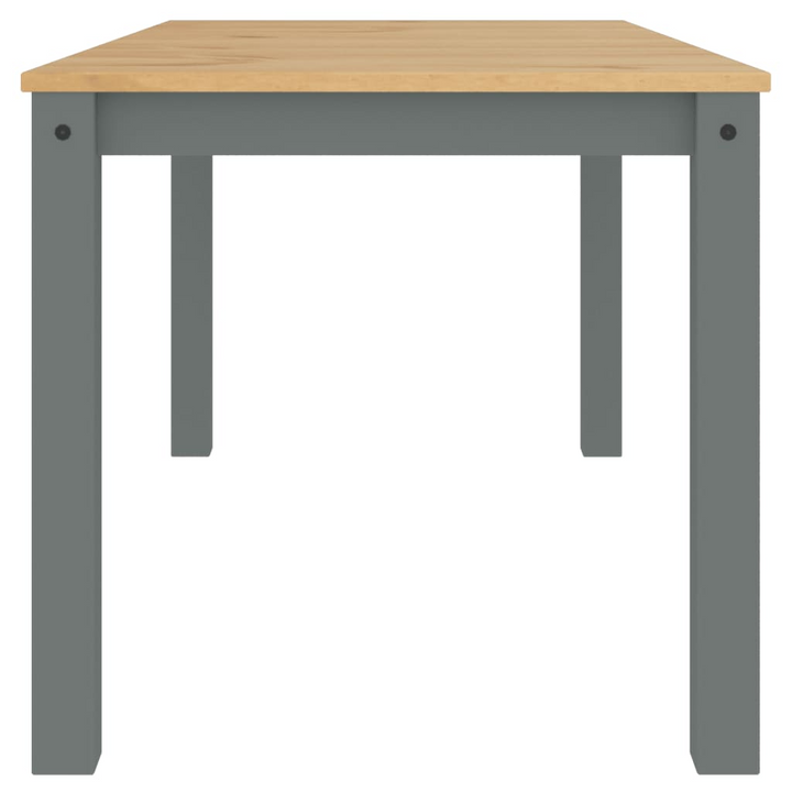 PANAMA Dining Table in Grey - 160x80x75 cm | Rustic Solid Pine Wood Table for Dining Room/Kitchen - Premium  from Home Treasures - Just £202.99! Shop now at Home Treasures