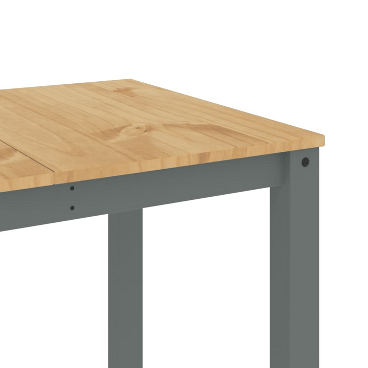 PANAMA Dining Table in Grey - 160x80x75 cm | Rustic Solid Pine Wood Table for Dining Room/Kitchen - Premium  from Home Treasures - Just £202.99! Shop now at Home Treasures