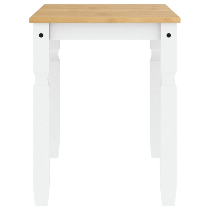 CORONA Solid Pine Wood Dining Table in White 112x60x75cm | Elegant & Minimalist Design for Kitchens & Dining Rooms - Premium  from Home Treasures - Just £154.99! Shop now at Home Treasures