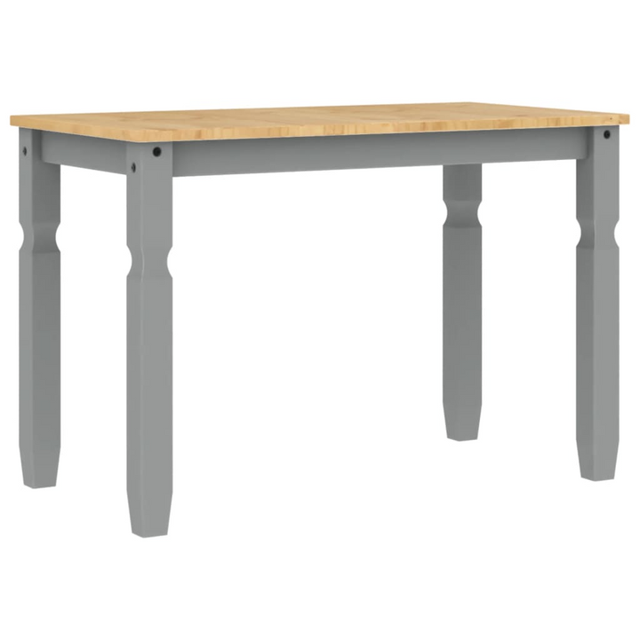 Stylish & Minimalist CORONA Dining Table in Grey – Solid Pine Wood, 112x60x75 cm - Premium  from Home Treasures - Just £154.99! Shop now at Home Treasures