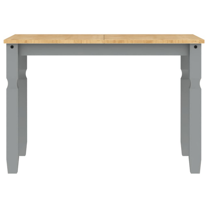 Stylish & Minimalist CORONA Dining Table in Grey – Solid Pine Wood, 112x60x75 cm - Premium  from Home Treasures - Just £154.99! Shop now at Home Treasures