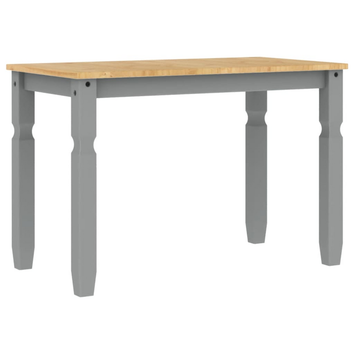 Stylish & Minimalist CORONA Dining Table in Grey – Solid Pine Wood, 112x60x75 cm - Premium  from Home Treasures - Just £154.99! Shop now at Home Treasures