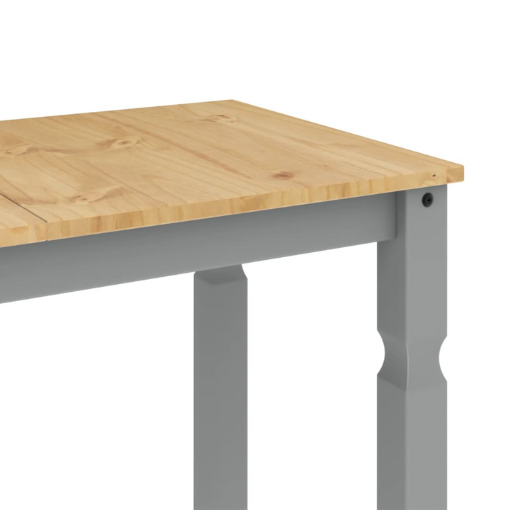 Stylish & Minimalist CORONA Dining Table in Grey – Solid Pine Wood, 112x60x75 cm - Premium  from Home Treasures - Just £154.99! Shop now at Home Treasures