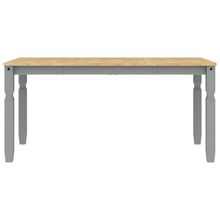 CORONA Grey Solid Pine Wood Dining Table 160x80x75 cm - Elegant Dining Room Centerpiece - Premium  from Home Treasures - Just £211.99! Shop now at Home Treasures