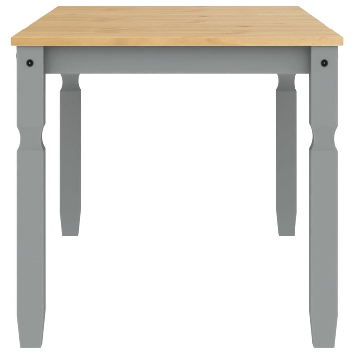 CORONA Grey Solid Pine Wood Dining Table 160x80x75 cm - Elegant Dining Room Centerpiece - Premium  from Home Treasures - Just £211.99! Shop now at Home Treasures