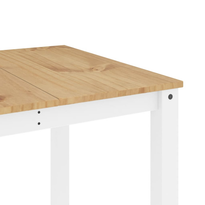 PANAMA Dining Table in White - 180x90x75 cm, Solid Pine Wood with Rustic Charm - Premium  from Home Treasures - Just £241.99! Shop now at Home Treasures