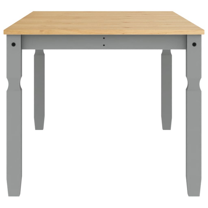 CORONA Dining Table in Grey - 180x90x75 cm | Solid Pine Wood | Elegant & Rustic Charm - Premium  from Home Treasures - Just £249.99! Shop now at Home Treasures