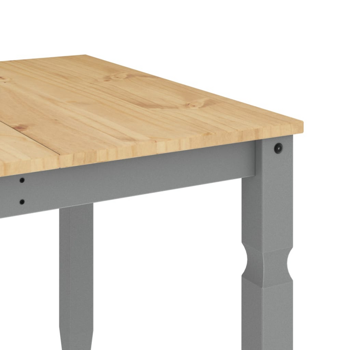 CORONA Dining Table in Grey - 180x90x75 cm | Solid Pine Wood | Elegant & Rustic Charm - Premium  from Home Treasures - Just £249.99! Shop now at Home Treasures