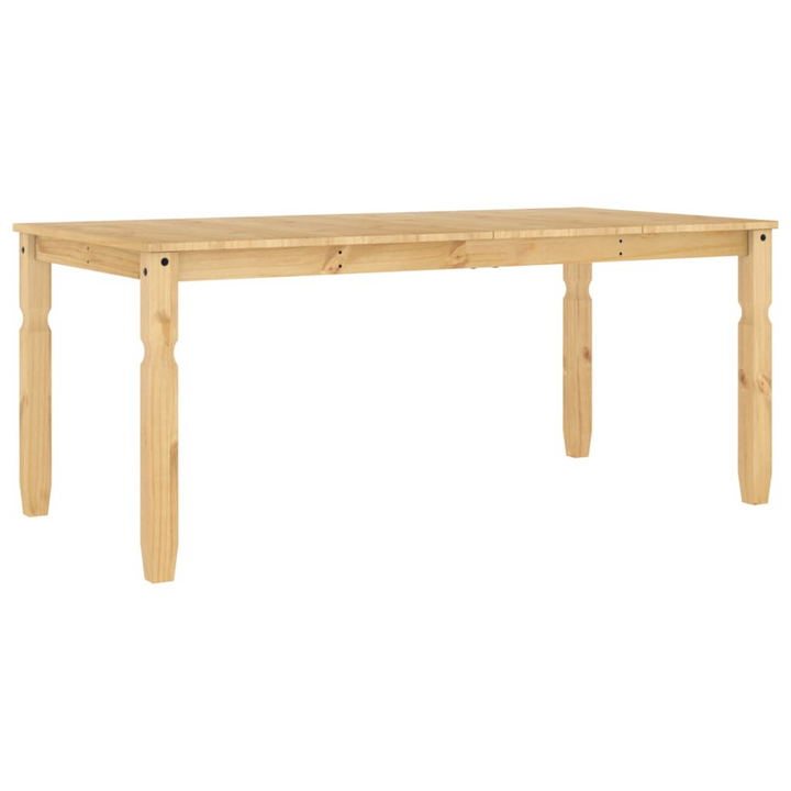 CORONA Solid Wood Pine Dining Table, 180x90x75 cm - Rustic Charm for Modern Dining Rooms - Premium  from Home Treasures - Just £238.99! Shop now at Home Treasures