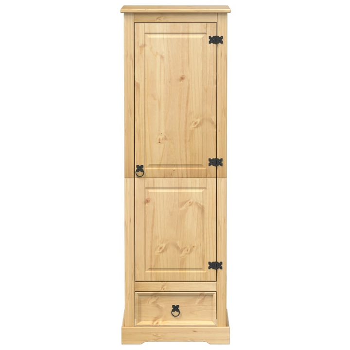 CORONA Solid Pine Wood Wardrobe 55x50x170 cm - Classic, Durable & Ample Storage with Rustic Elegance - Premium  from Home Treasures - Just £216.99! Shop now at Home Treasures