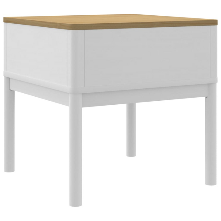 FLORO Solid Wood Lamp Table in White - Durable & Stylish 55x55x54 cm Side Table - Premium  from Home Treasures - Just £69.99! Shop now at Home Treasures