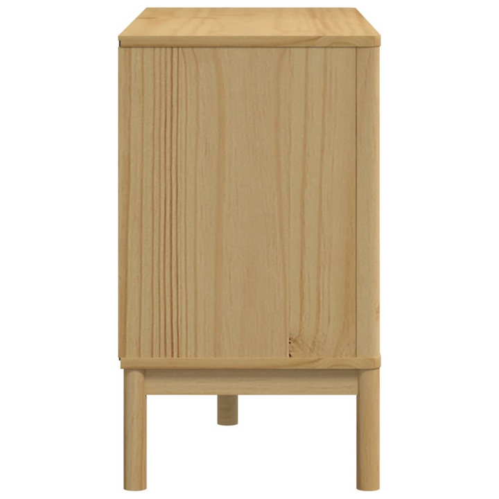 FLORO Solid Pine Chest of Drawers - Wax Brown, 6-Drawer Storage Cabinet - Premium  from Home Treasures - Just £229.99! Shop now at Home Treasures