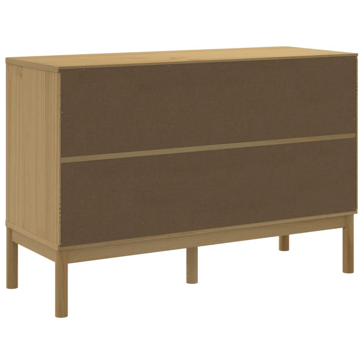 FLORO Solid Pine Chest of Drawers - Wax Brown, 6-Drawer Storage Cabinet - Premium  from Home Treasures - Just £229.99! Shop now at Home Treasures