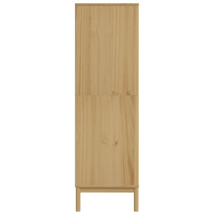 FLORO Wardrobe in Wax Brown - Elegant Solid Pine Wood Closet with Ample Storage (77x53x171 cm) - Premium  from Home Treasures - Just £346.99! Shop now at Home Treasures