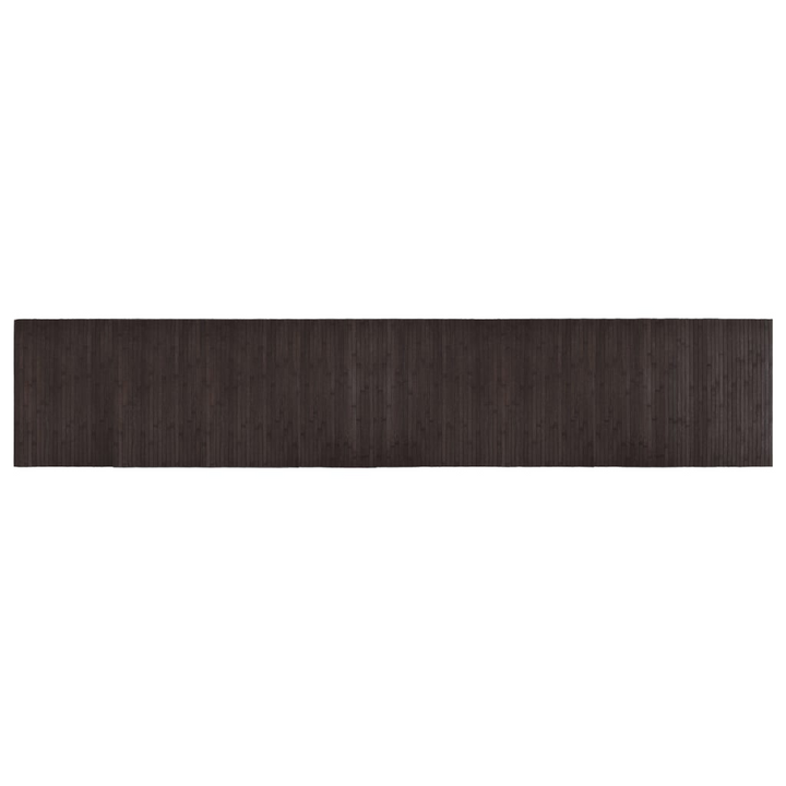 Rectangular Bamboo Rug - Dark Brown, 60x300 cm - Durable, Eco-Friendly & Modern Design - Premium  from Home Treasures - Just £30.99! Shop now at Home Treasures