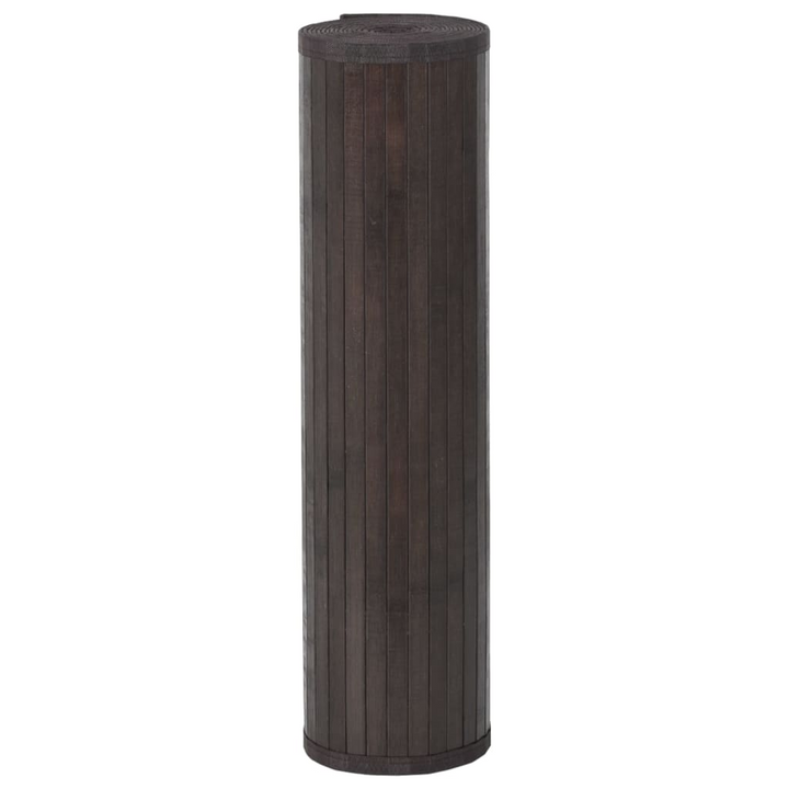 Rectangular Bamboo Rug - Dark Brown, 60x500 cm | Durable & Eco-Friendly Floor Mat - Premium  from Home Treasures - Just £37.99! Shop now at Home Treasures