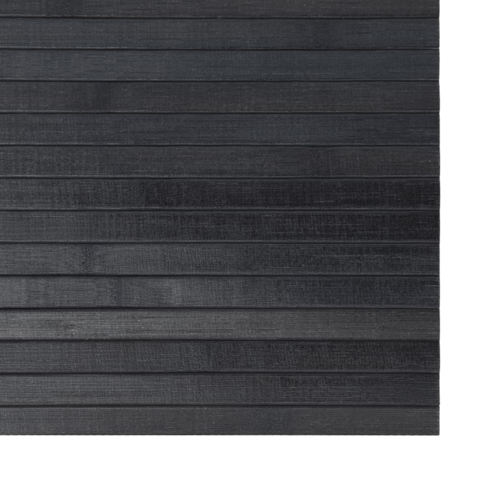 Rectangular Grey Bamboo Rug - Durable & Eco-Friendly, 100x500 cm - Modern, Non-Slip Backing - Premium  from Home Treasures - Just £56.99! Shop now at Home Treasures