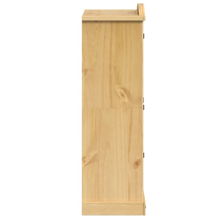 CORONA Wardrobe - 101x52x170 cm - Solid Pine Wood, Honey Wax Finish - Rustic & Durable Storage Solution - Premium  from Home Treasures - Just £376.99! Shop now at Home Treasures