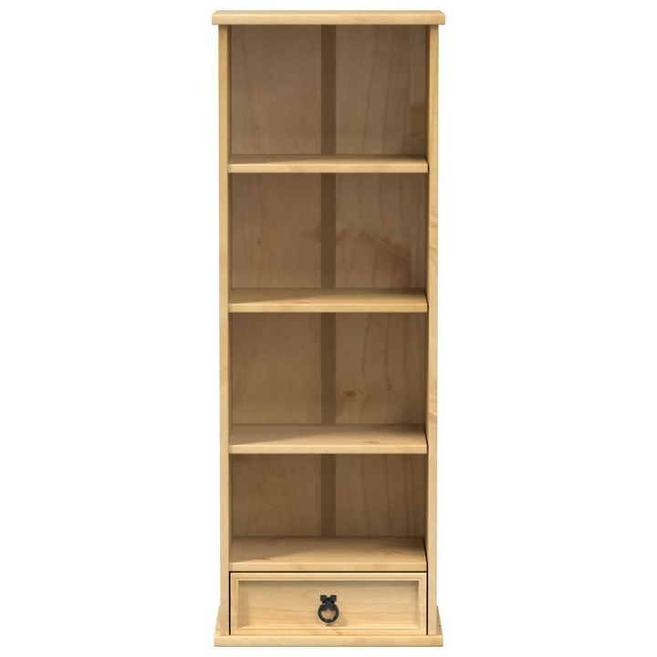 CORONA Solid Pine Wood CD Cabinet (40x30x110 cm) - Stylish & Functional Storage Solution - Premium  from Home Treasures - Just £85.99! Shop now at Home Treasures