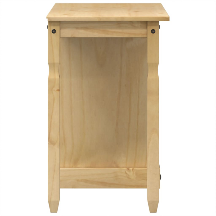 CORONA Solid Wood Pine Dressing Table 110x50x75 cm - Rustic Vanity with Ample Storage - Premium  from Home Treasures - Just £134.99! Shop now at Home Treasures