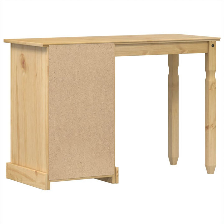 CORONA Solid Wood Pine Dressing Table 110x50x75 cm - Rustic Vanity with Ample Storage - Premium  from Home Treasures - Just £134.99! Shop now at Home Treasures