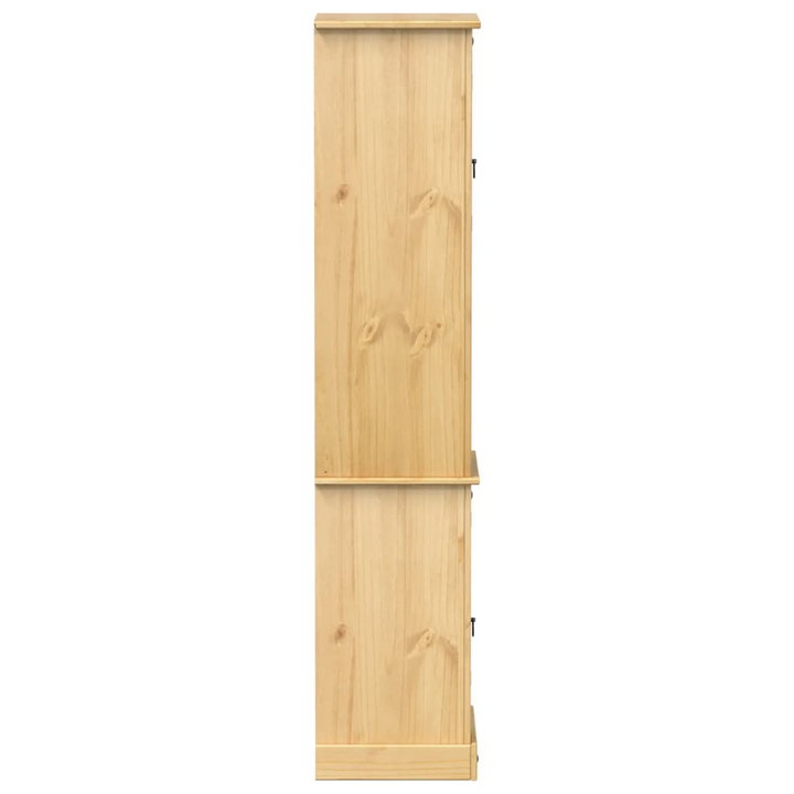 CORONA Solid Wood Pine Bathroom Cabinet 50x40x185 cm – Rustic Storage Solution with Ample Space - Premium  from Home Treasures - Just £231.99! Shop now at Home Treasures