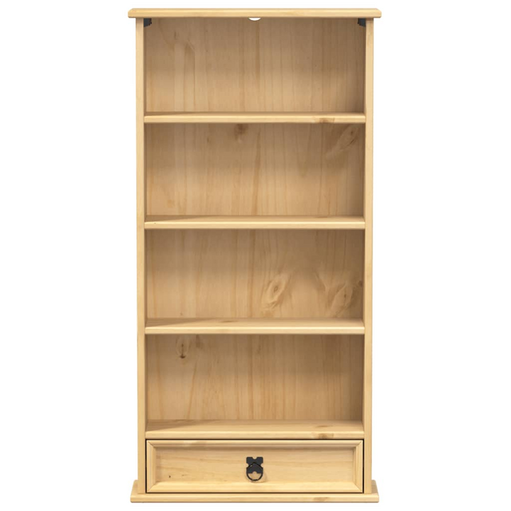 CORONA CD Cabinet - Solid Pine Wood, Honey Wax Finish - Elegant & Functional Storage for CDs and DVDs - 52x17.5x103 cm - Premium  from Home Treasures - Just £69.99! Shop now at Home Treasures