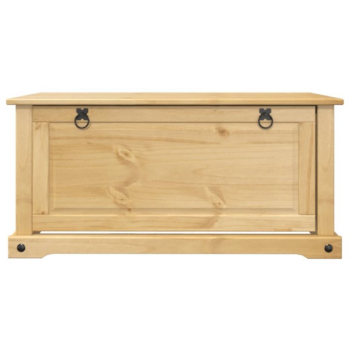 CORONA Solid Pine Wood Shoe Cabinet 99x32x47 cm - Rustic, Durable, and Stylish Storage Solution - Premium  from Home Treasures - Just £83.99! Shop now at Home Treasures