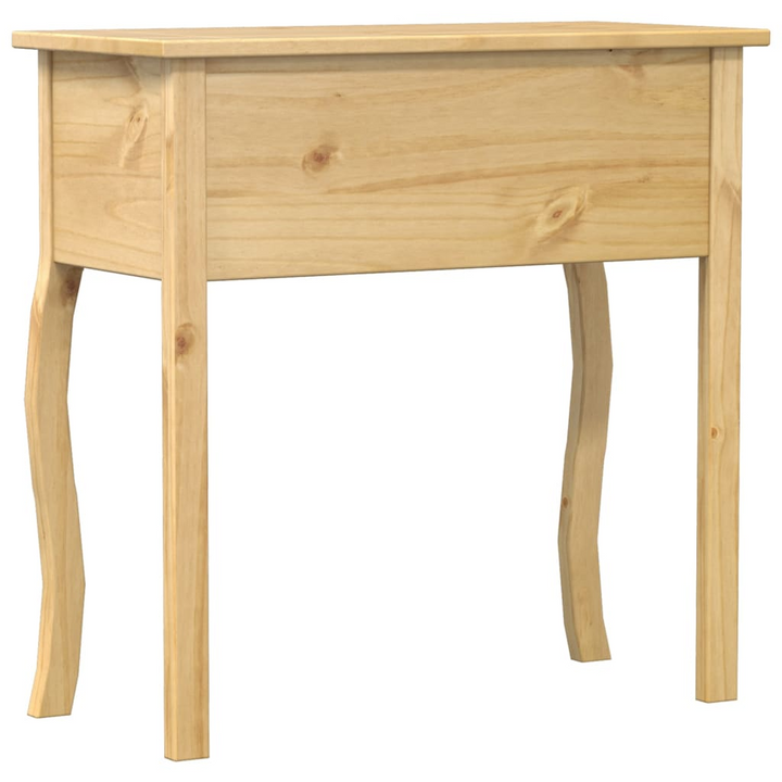 CORONA Console Table 73x35x73 cm - Solid Pine Wood, Rustic Design with Ample Storage - Premium  from Home Treasures - Just £77.99! Shop now at Home Treasures