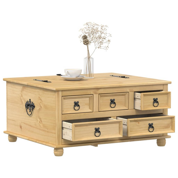 CORONA Storage Box - Solid Pine Wood with Gas Lift - Ample Space & Stylish Metal Handles - Premium  from Home Treasures - Just £185.99! Shop now at Home Treasures