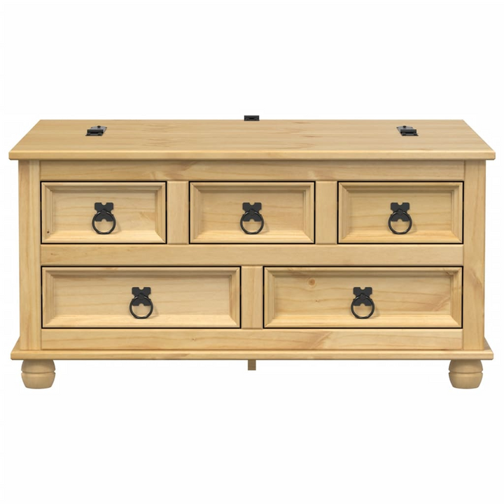 CORONA Storage Box - Solid Pine Wood with Gas Lift - Ample Space & Stylish Metal Handles - Premium  from Home Treasures - Just £185.99! Shop now at Home Treasures