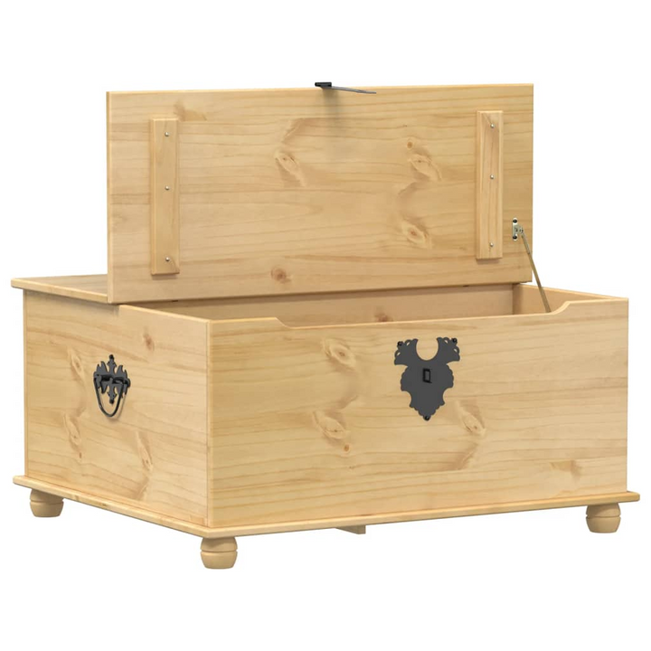 CORONA Storage Box - Solid Pine Wood with Gas Lift - Ample Space & Stylish Metal Handles - Premium  from Home Treasures - Just £185.99! Shop now at Home Treasures