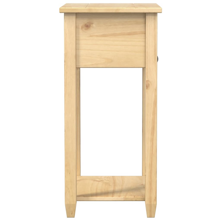 CORONA Console Table - Solid Pine Wood, 55x35x73 cm, Rustic & Functional - Premium  from Home Treasures - Just £60.99! Shop now at Home Treasures