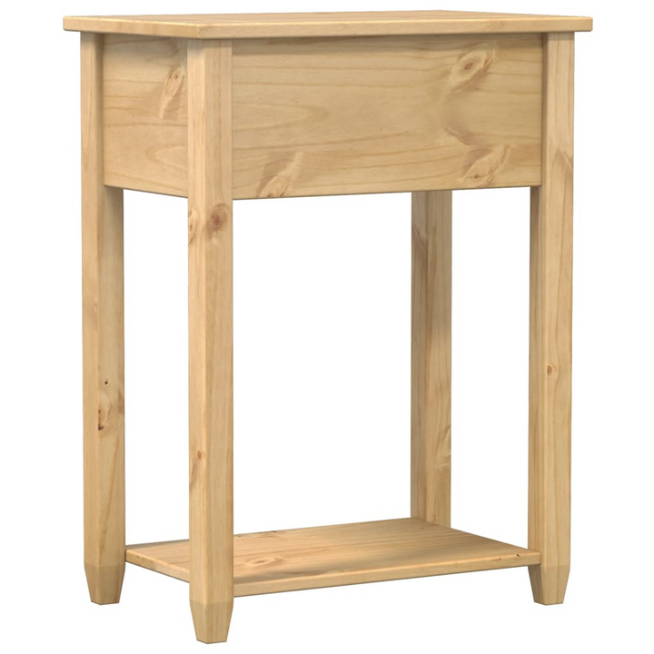 CORONA Console Table - Solid Pine Wood, 55x35x73 cm, Rustic & Functional - Premium  from Home Treasures - Just £60.99! Shop now at Home Treasures