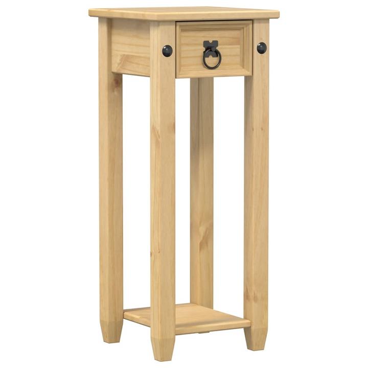 CORONA Solid Wood Pine Plant Stand - 30x30x73 cm | Rustic Decor for Home & Garden | Premium Quality - Premium  from Home Treasures - Just £53.99! Shop now at Home Treasures