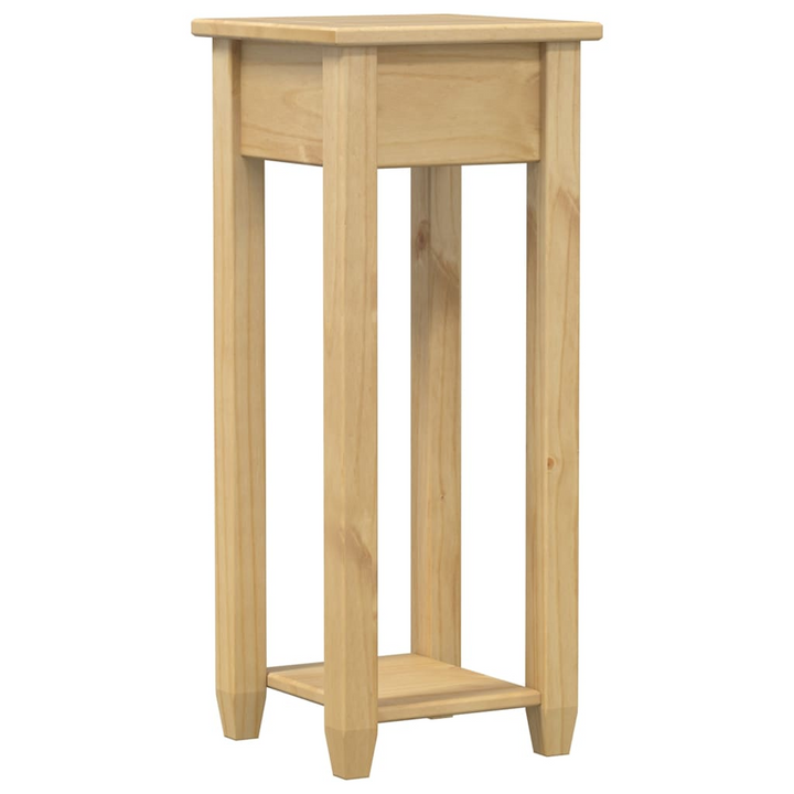 CORONA Solid Wood Pine Plant Stand - 30x30x73 cm | Rustic Decor for Home & Garden | Premium Quality - Premium  from Home Treasures - Just £53.99! Shop now at Home Treasures