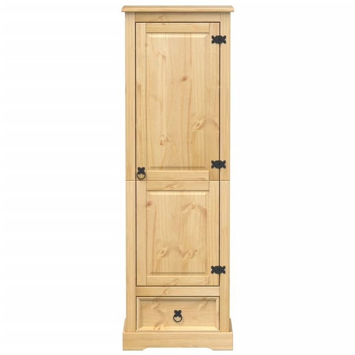 CORONA Wardrobe 55x38x170 cm - Solid Pine Wood, Rustic Design with Ample Storage - Premium  from Home Treasures - Just £250.99! Shop now at Home Treasures