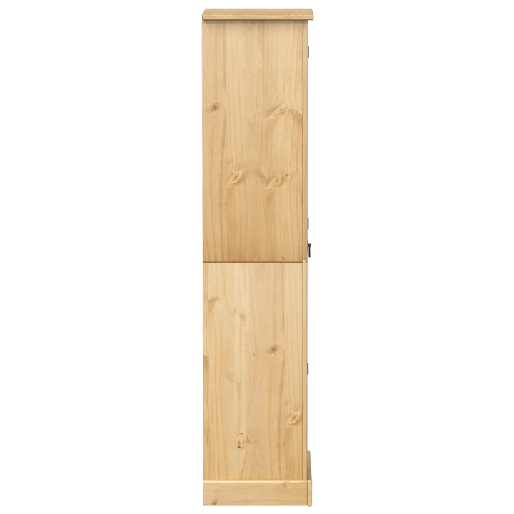 CORONA Wardrobe 55x38x170 cm - Solid Pine Wood, Rustic Design with Ample Storage - Premium  from Home Treasures - Just £250.99! Shop now at Home Treasures