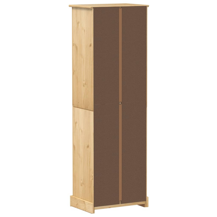 CORONA Wardrobe 55x38x170 cm - Solid Pine Wood, Rustic Design with Ample Storage - Premium  from Home Treasures - Just £250.99! Shop now at Home Treasures