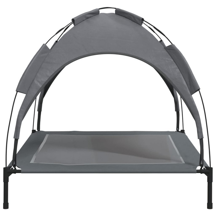 Elevated Dog Bed with Canopy - Durable Anthracite Oxford Fabric & Sturdy Steel Frame, Perfect for Indoor and Outdoor Use - Premium  from Home Treasures - Just £47.99! Shop now at Home Treasures