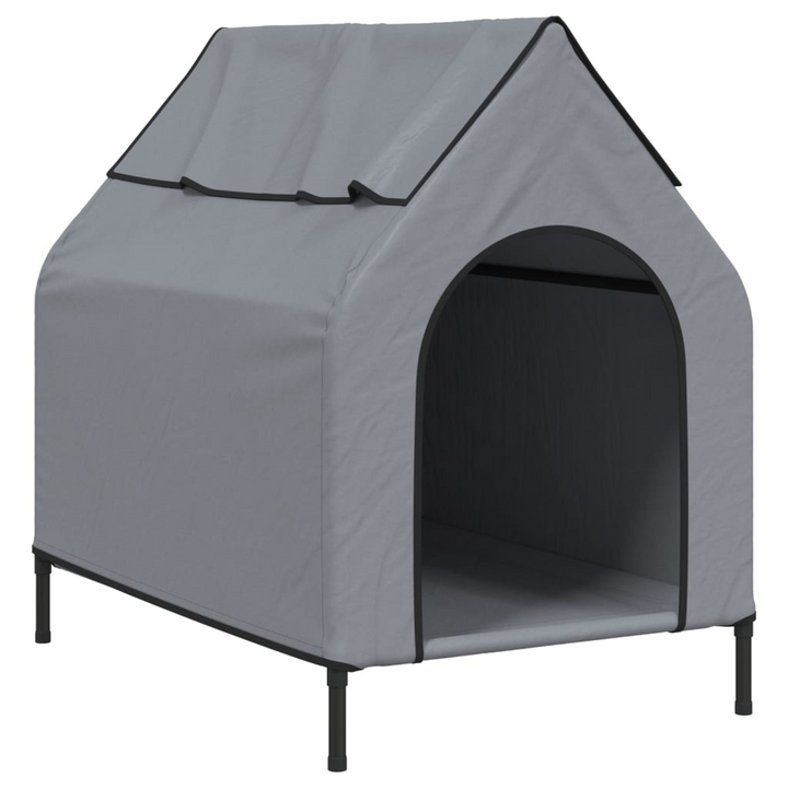 Dog House Anthracite Oxford Fabric and Steel - Durable and Comfortable - Premium  from Home Treasures - Just £71.99! Shop now at Home Treasures