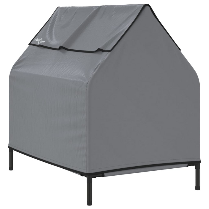 Dog House Anthracite Oxford Fabric and Steel - Durable and Comfortable - Premium  from Home Treasures - Just £71.99! Shop now at Home Treasures