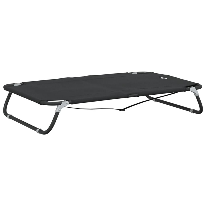 Foldable Dog Bed – Durable Anthracite Oxford Fabric & Steel Frame – Portable Elevated Pet Cot for Indoor & Outdoor Use - Premium  from Home Treasures - Just £66.99! Shop now at Home Treasures