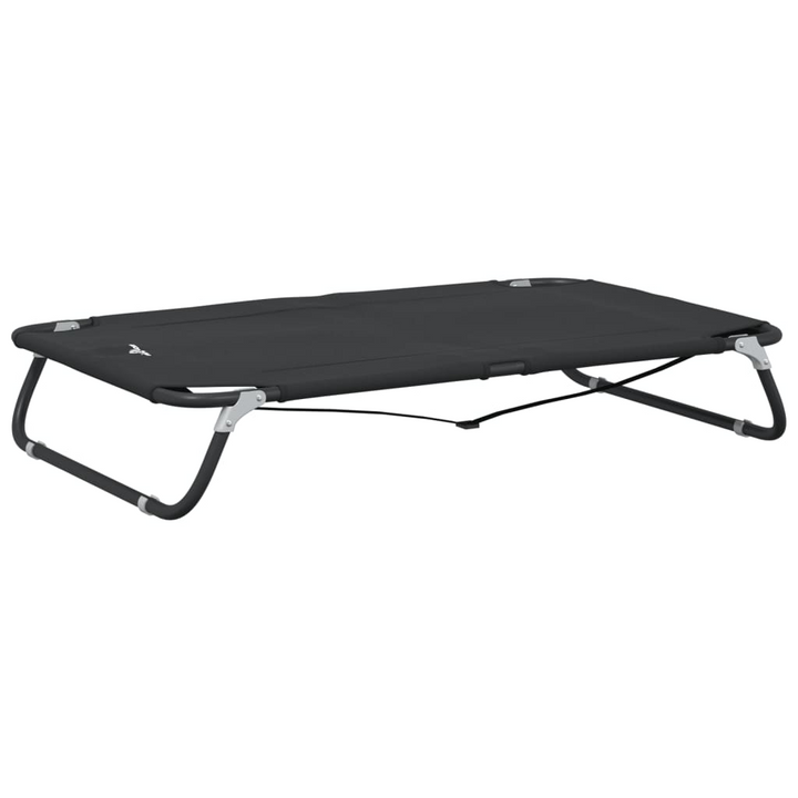 Foldable Dog Bed – Durable Anthracite Oxford Fabric & Steel Frame – Portable Elevated Pet Cot for Indoor & Outdoor Use - Premium  from Home Treasures - Just £66.99! Shop now at Home Treasures