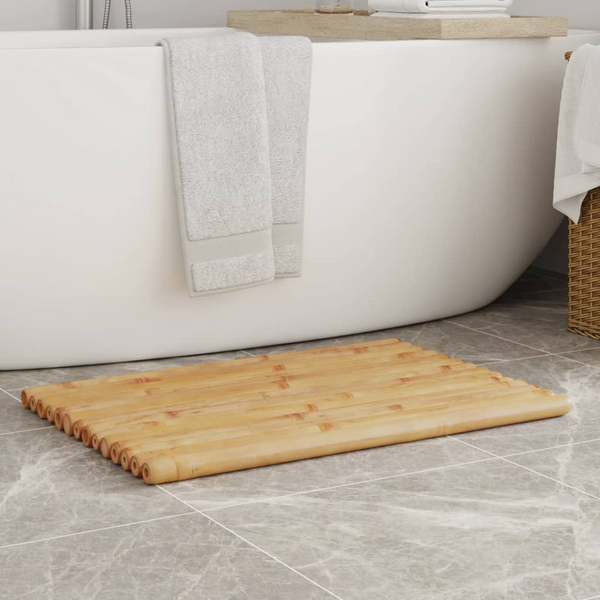 Bamboo Bath Mats, Set of 2 - 70x50 cm Durable & Eco-Friendly Bathroom Mats - Premium  from Home Treasures - Just £49.99! Shop now at Home Treasures