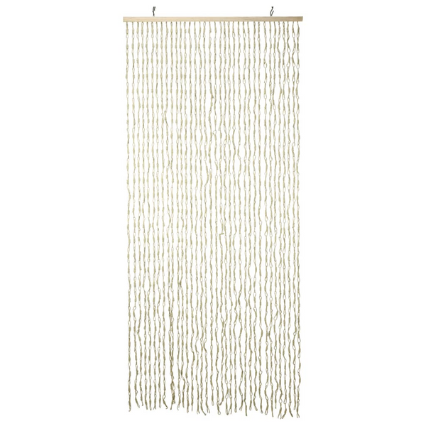 Elegant & Practical Bamboo Natural Door Curtain 90x200 cm by H&S Collection - Premium  from Home Treasures - Just £27.99! Shop now at Home Treasures